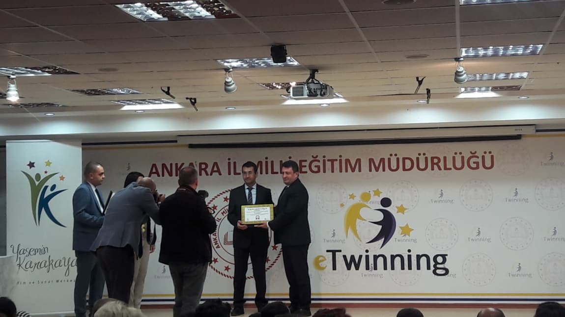 e-Twining Avrupa Kalite Ödülü Aldık
